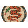 Earth Rugs Southwestern Snake Drink Coaster Rustic Farmhouse 5"x5" - 2 of 3