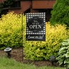 We Are Open Everyday Burlap Garden Flag 18" x 12.5" Briarwood Lane - 4 of 4