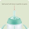 LunaLulinlk Toddler Straw Cup, 5oz Straw Sippy Cup 6+ Months, 1 Pack, Teal, Unisex - 2 of 4