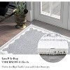Washable Runner Rug Long Non-Slip Carpet Foldable Bordered Low Pile Stain-Resistant Indoor Accent Mat - 3 of 4