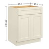 LOVMOR in Plywood Soft-Close Bath Vanity Cabinet without Top for Kitchen, Bathroom, Living Room - 4 of 4