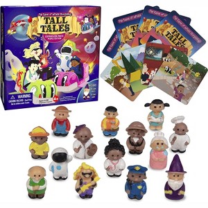 Tall Tales Story Telling Board Game Expansion Pack: People Edition 14 New Educational Game Pieces, 4 Story Cards-Promotes Creativity & Language Skills - 1 of 4