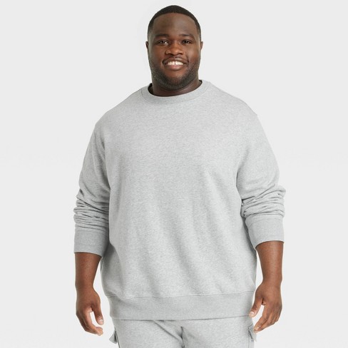 Men's Big & Tall Regular Fit Crewneck Sweatshirt - Goodfellow & Co ...