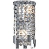 Elegant Lighting 2031W6C/RC Maxim 2-Light Wall Sconce, Chrome Finish with Royal Cut Crystals - 2 of 2