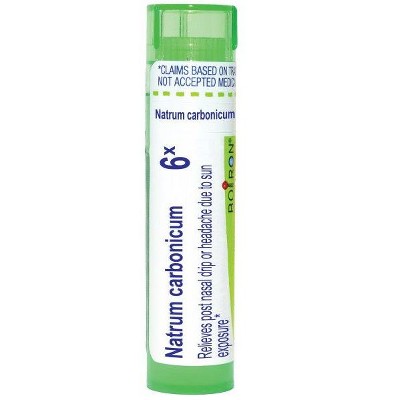 Natrum Carbonicum 6X by Boiron Homeopathic Single Medicine For Allergy  -  80 Pellet