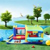 Infurnic Doll Furniture 7 in 1 Inflatable Bounce House, Bouncy House with Ball Pit for Kids Indoor Outdoor Party, Multicolor, 161.00"*126.00"*73.00" - 2 of 4