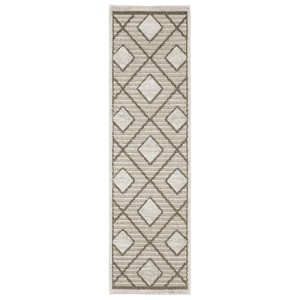 Oriental Weavers Tangier TAN05 Beige/ Brown Indoor Area Rug - 2'3" x 7'6" - 1 of 4