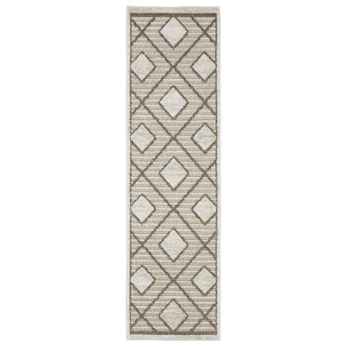 Oriental Weavers Tangier TAN05 Beige/ Brown Indoor Area Rug - 2'3" x 7'6" - image 1 of 4