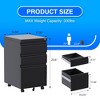 AOBABO Multi-Drawer Mobile Metal File Organizer Cabinet with Lock & Wheels, Fully Assembled - 2 of 4