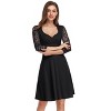 Women's Lace Evening Dresses Chiffon Wrap Cocktail Party for Wedding Guest - 4 of 4