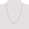 Black Bow Jewelry 1.2mm 10k Yellow Gold Diamond Cut Loose Rope Chain Necklace - 2 of 4