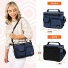 OPUX Large Insulated Lunch Bag Men Women, Leakproof Thermal Reusable Soft Cooler Tote Work School Adult Kid Boy Girl - 3 of 4
