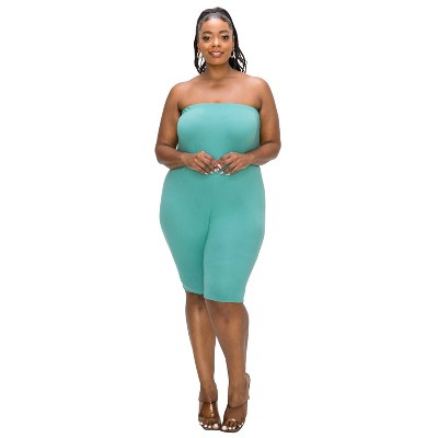 L I V D Women's Essential Tube Romper