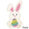 Big Dot of Happiness Hippity Hoppity - Shaped Fill-in Invitations - Easter Bunny Party Invitation Cards with Envelopes - Set of 12 - 2 of 4