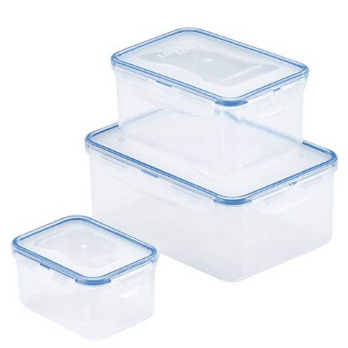 LocknLock Easy Essentials Rectangular Food Storage Container Set - 6pc
