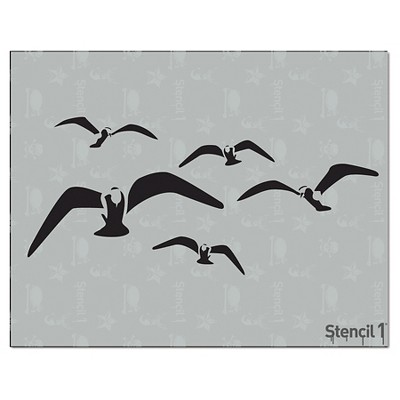 Stencil1 Seagulls - Stencil 8.5" x 11"