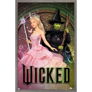 Trends International Wicked - Elphaba and Glinda Upland Framed Wall Poster Prints - 1 of 4