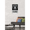 Trends International Gallery Pops NFL Las Vegas Raiders - Primary Mark Wall  Art, Unframed Version, 12'' x 12''