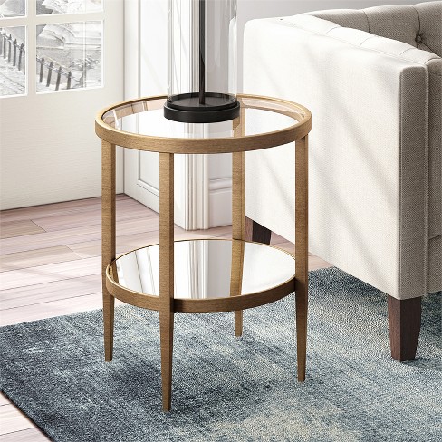 Brass side table store target