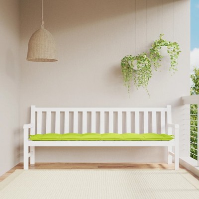 vidaXL Garden Bench Cushion Bright Green 78.7"x19.7"x2.8" Oxford Fabric