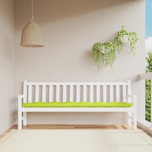 vidaXL Garden Bench Cushion Bright Green 78.7"x19.7"x2.8" Oxford Fabric - 1 of 4