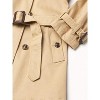 Isaac Mizrahi Boys Double Breasted Belted Raincoat with Epaulettes - 4 of 4