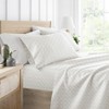 Delicate Blossoms Floral Patterned Ultra-Soft 4 Piece Bed Sheet Set - Becky Cameron - 2 of 4