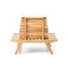 GDFStudio Bowie Outdoor Acacia Wood Club Chairs with Cushions - 4 of 4