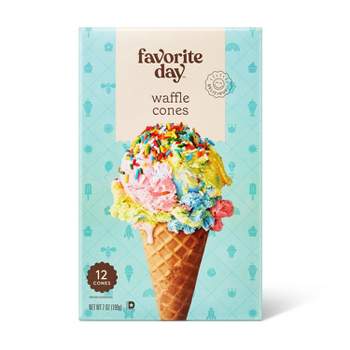 Waffle Cones - 12ct - Favorite Day™