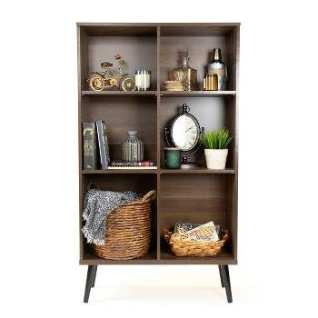 55.24" Bookcase with Adjustable Shelving - Humble Crew