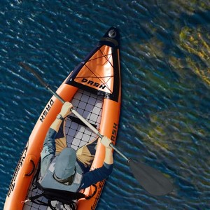 Waimea Bay Dash 9.5' 1-Seater Rigid Inflatable Kayak - Durable Fishing Kayak With 700lb Capacity, PVC Double Drop Stitch, Fits In Backpack - 1 of 4