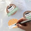 Big Dot of Happiness But First, Coffee - Cafe Themed Party Clear Goodie Favor Bags - Treat Bags With Tags - Set of 12 - 3 of 4