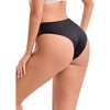 INSPIRE CHIC Women's Lace Mesh See Through Mid Rise Breathable Lightweight Seamless Briefs - 2 of 4