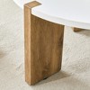 GlasFlength Coffee Tables, Chic and Versatile, Modern and Classic Designs for Every Home, Suitable for Living Room, Multicolored,33.4”*28.3”*16" - 2 of 4