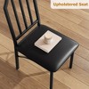 Dining Table Set for 4, Kitchen Table Chairs Set of 4 with Ultra Comfortable PU Cushion - 4 of 4