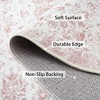 Vintage Medallion Area Rug Washable Rug Non-Slip Foldable Throw Carpet Oriental Floral Print Floor Cover - 3 of 4