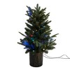 Kurt Adler 2.7-Foot Northern Light Pot Tree with Fiber-Optics and Multi-Color LED Lights - 2 of 4