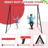 KTMBDW Swing Stand Frame,Swing Set Frame for Both Kids and Adults,500 Lbs Heavy-Duty Metal A-Frame Backyard Swing for Indoor Outdoor(Frame Only) - 2 of 4