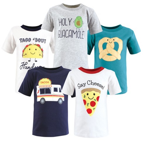 Hudson Baby Infant And Toddler Boy Short Sleeve T-shirts, Fun Food Target