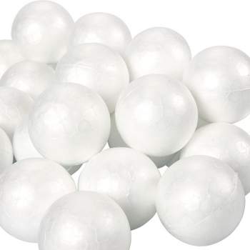 GCP Products 6Pcs 6 Inch White Foam Balls, Polystyrene Styrofoam