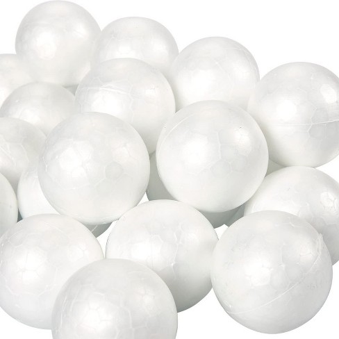2 Pack Foam Balls for Crafts, 6-Inch Round White Polystyrene Spheres for  DIY Projects, Ornaments, School Modeling, Drawing 