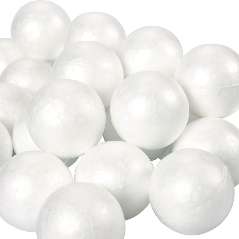 Juvale 24 Pack Small Foam Balls for Crafts, 1.9 in, 1 of 6