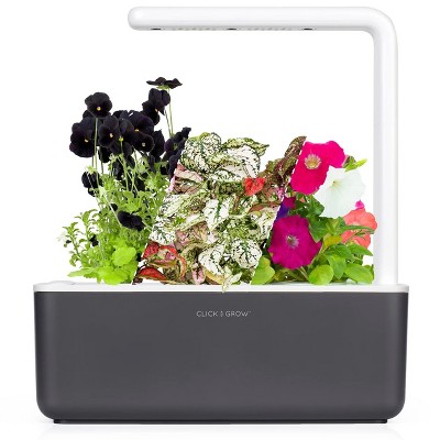 Click & Grow Indoor Vibrant Flower Gardening Kit, Smart Garden 3 with Grow Light and 12 Plant Pods