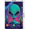 Trends International Shawna Stewart - Space Watcher Alien Unframed Wall Poster Prints - 3 of 4
