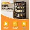 ROOMTEC 5-Tier Metal Storage Rack, Adjustable Display Shelves Rack, Garage Standing Storage Shelf Units (71"H x 39.4"W x 15.8"D) - 3 of 4