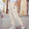 Dalix Butterfly Embroidered Jogger Pant Soft Fleece Relaxed Fit Lounge Womens - 4 of 4