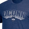 NCAA UConn Huskies Adult Men's Heather T-Shirt - 3 of 3