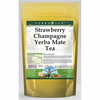 TerraVita Strawberry Champagne Yerba Mate Tea (50 tea bags, ZIN: 563603, 1-Pack)