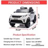 Licensed Land Rover Electric Car for Kids, 12V Battery Powered Kids Ride on Car with Parent Remote Control, MP3 Player for Kids 3-8 - 3 of 4