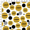 Towson University TU Stripes Premium Gift Wrap Wrapping Paper Roll 30x72 - 2 of 4